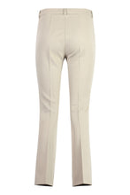 Load image into Gallery viewer, Stretch viscose trousers with flared hem
