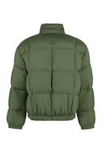 Load image into Gallery viewer, Zip and snap button fastening down jacket
