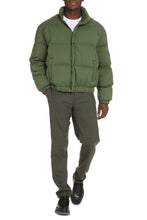 Load image into Gallery viewer, Zip and snap button fastening down jacket
