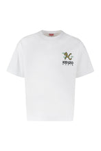 Load image into Gallery viewer, Embroidered cotton T-shirt
