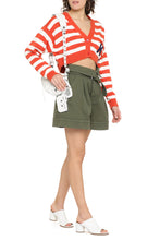 Load image into Gallery viewer, Logo detail cotton cardigan
