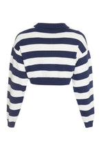 Load image into Gallery viewer, Striped crew-neck pullover
