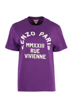 Load image into Gallery viewer, Rue Vivienne printed cotton T-shirt
