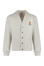 Load image into Gallery viewer, Logo detail cotton cardigan
