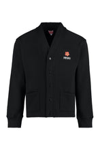 Load image into Gallery viewer, Logo detail cotton cardigan

