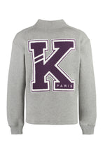 Load image into Gallery viewer, Logo detail cotton cardigan

