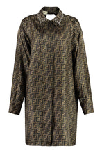 Load image into Gallery viewer, Printed silk shirtdress
