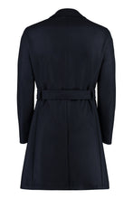 Load image into Gallery viewer, Double-breasted wool coat
