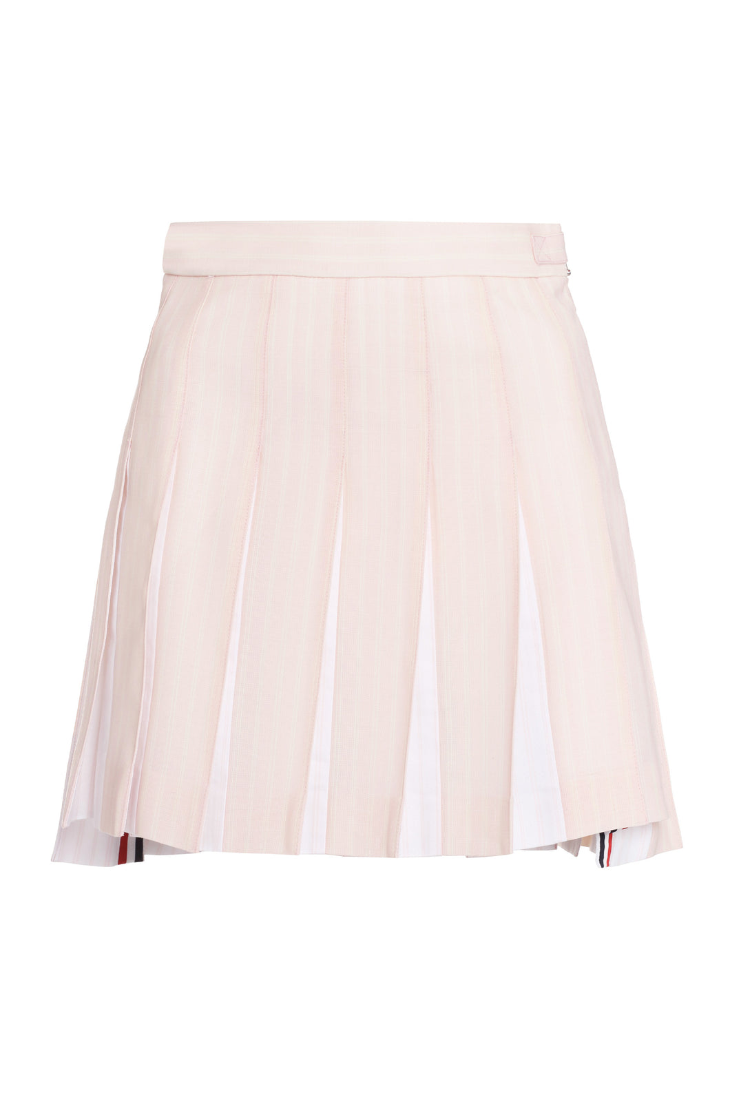 Pleated mini skirt