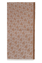 Load image into Gallery viewer, Silk and wool jacquard shawl
