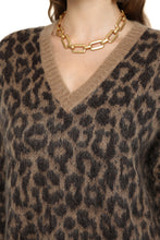 Load image into Gallery viewer, Fiumana leopard motif sweater
