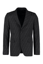 Load image into Gallery viewer, Jacquard single-breasted blazer
