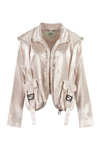 Load image into Gallery viewer, Padded jacket with zip and snaps
