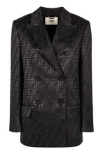 Load image into Gallery viewer, Silk double-breast blazer
