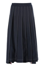 Load image into Gallery viewer, Wool pleated skirt
