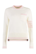 Load image into Gallery viewer, Cotton crew-neck sweater
