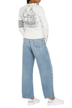 Load image into Gallery viewer, Intarsia detail cotton cardigan
