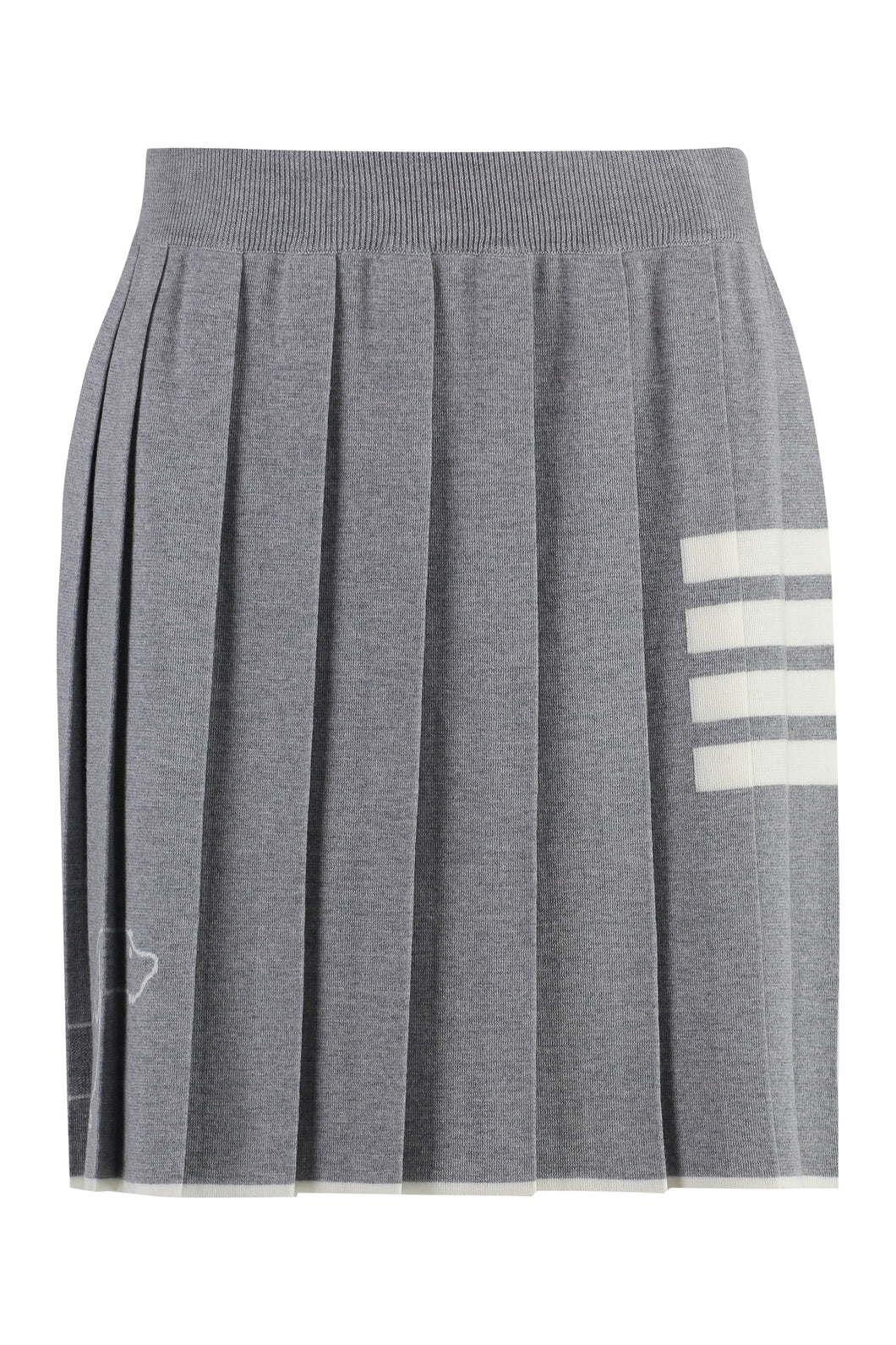 Pleated mini skirt