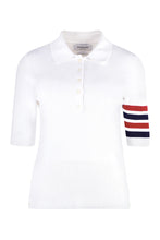 Load image into Gallery viewer, Knitted cotton polo shirt
