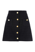 Load image into Gallery viewer, Flower tweed mini-skirt
