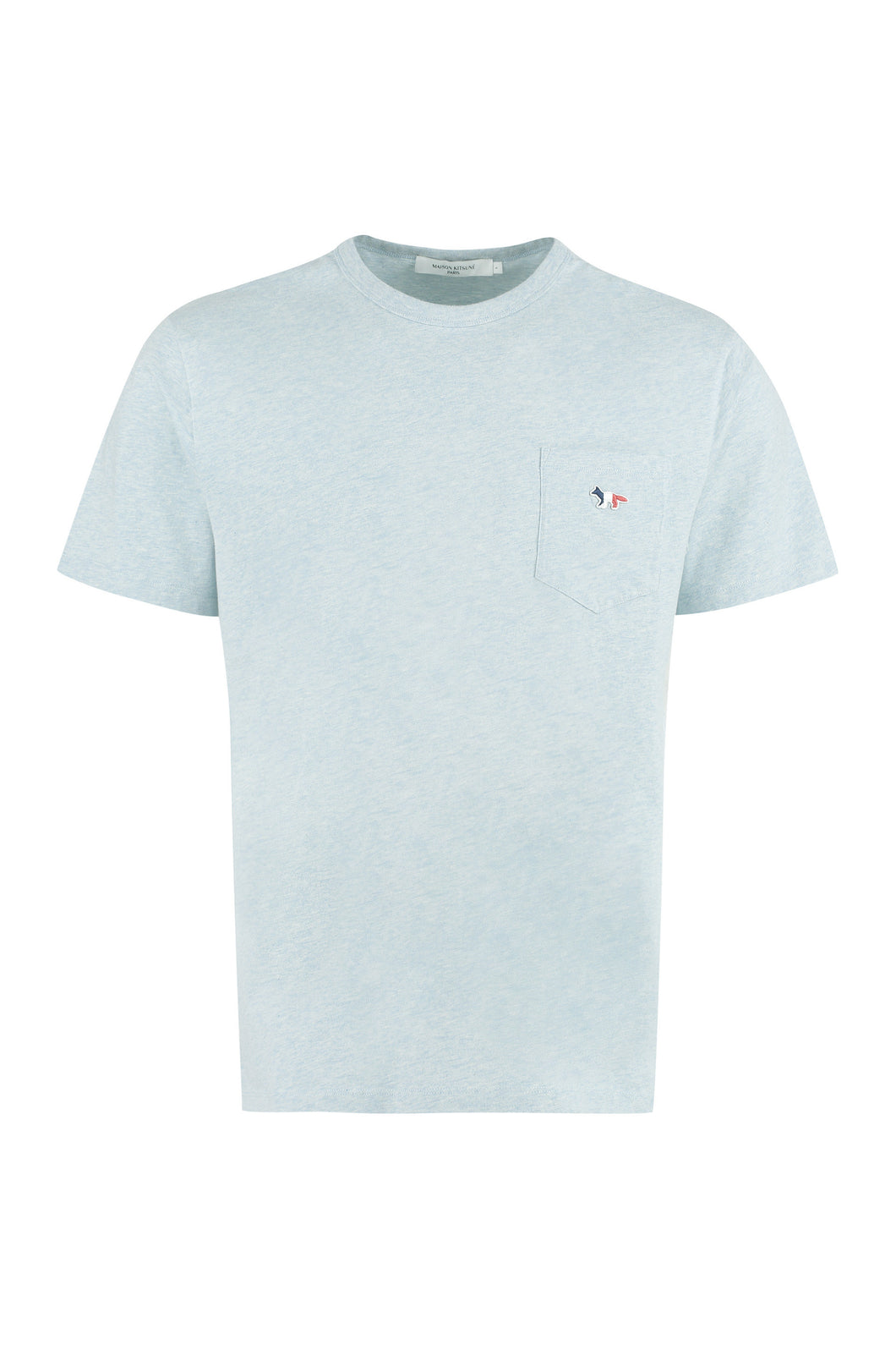 Patch detail cotton t-shirt