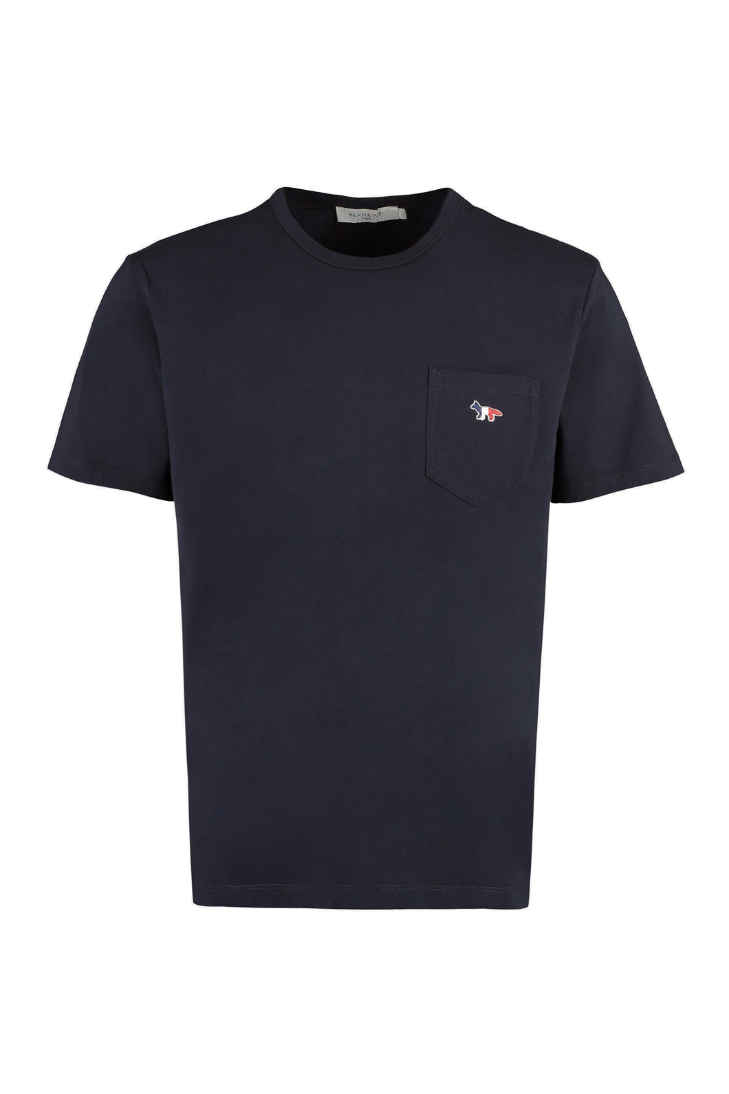 Patch detail cotton t-shirt