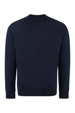 Load image into Gallery viewer, Cotton crew-neck sweatshirt with logo
