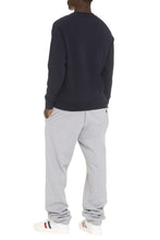 Load image into Gallery viewer, Cotton crew-neck sweatshirt with logo
