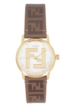 Load image into Gallery viewer, F is Fendi watch with leather strap
