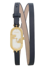 Load image into Gallery viewer, O'Lock Vertical watch with leather strap
