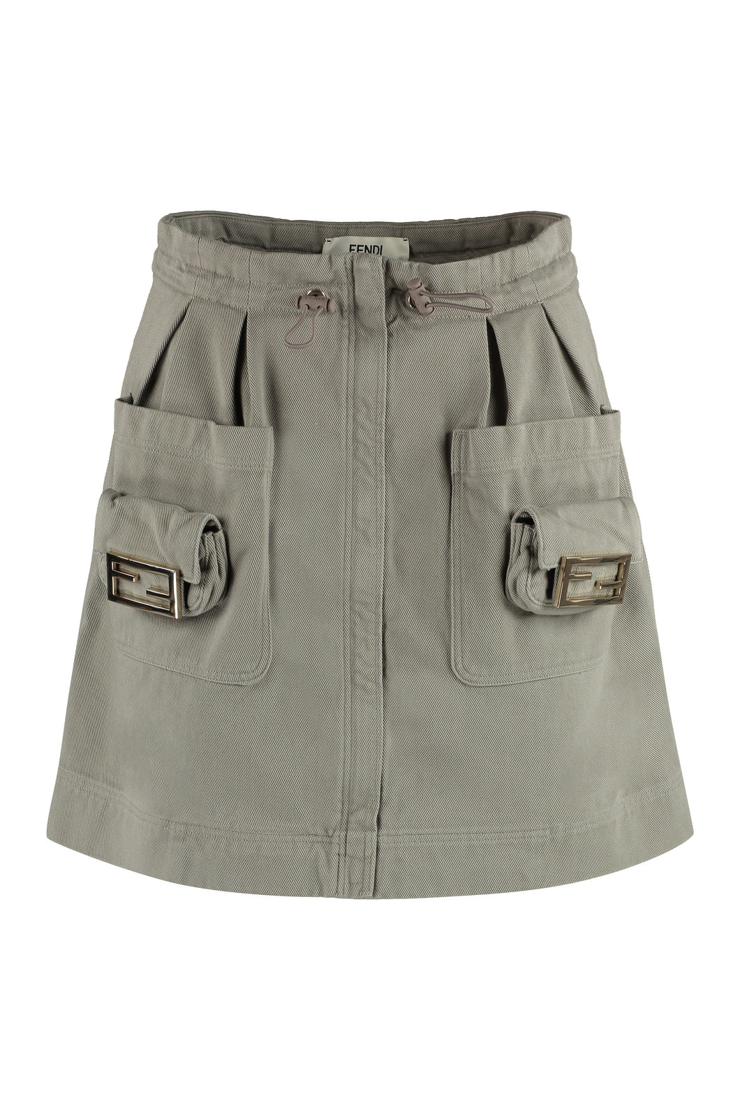 Cotton mini-skirt