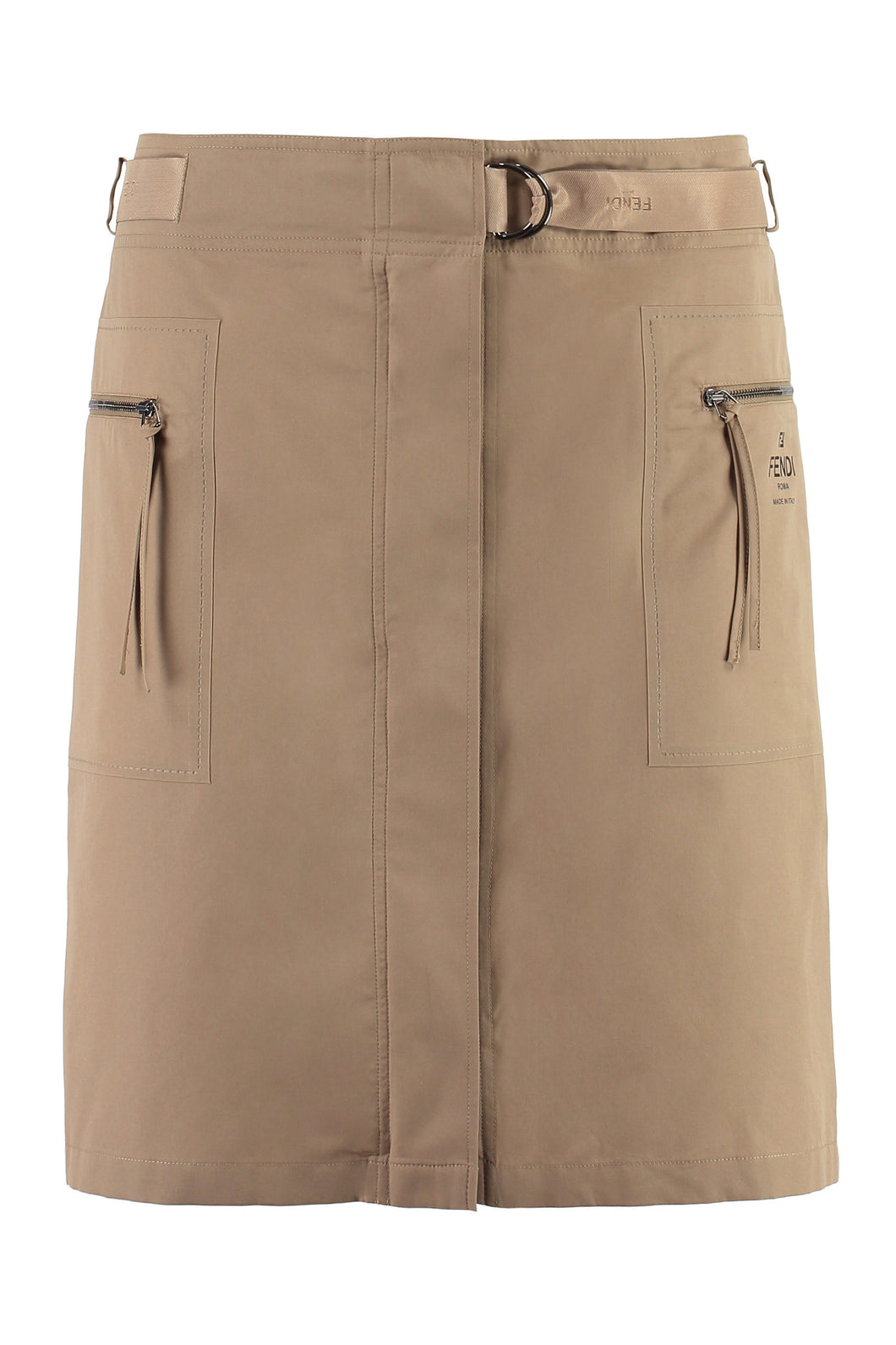 Cotton mini-skirt