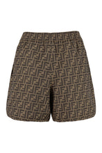 Load image into Gallery viewer, FF motif canvas shorts
