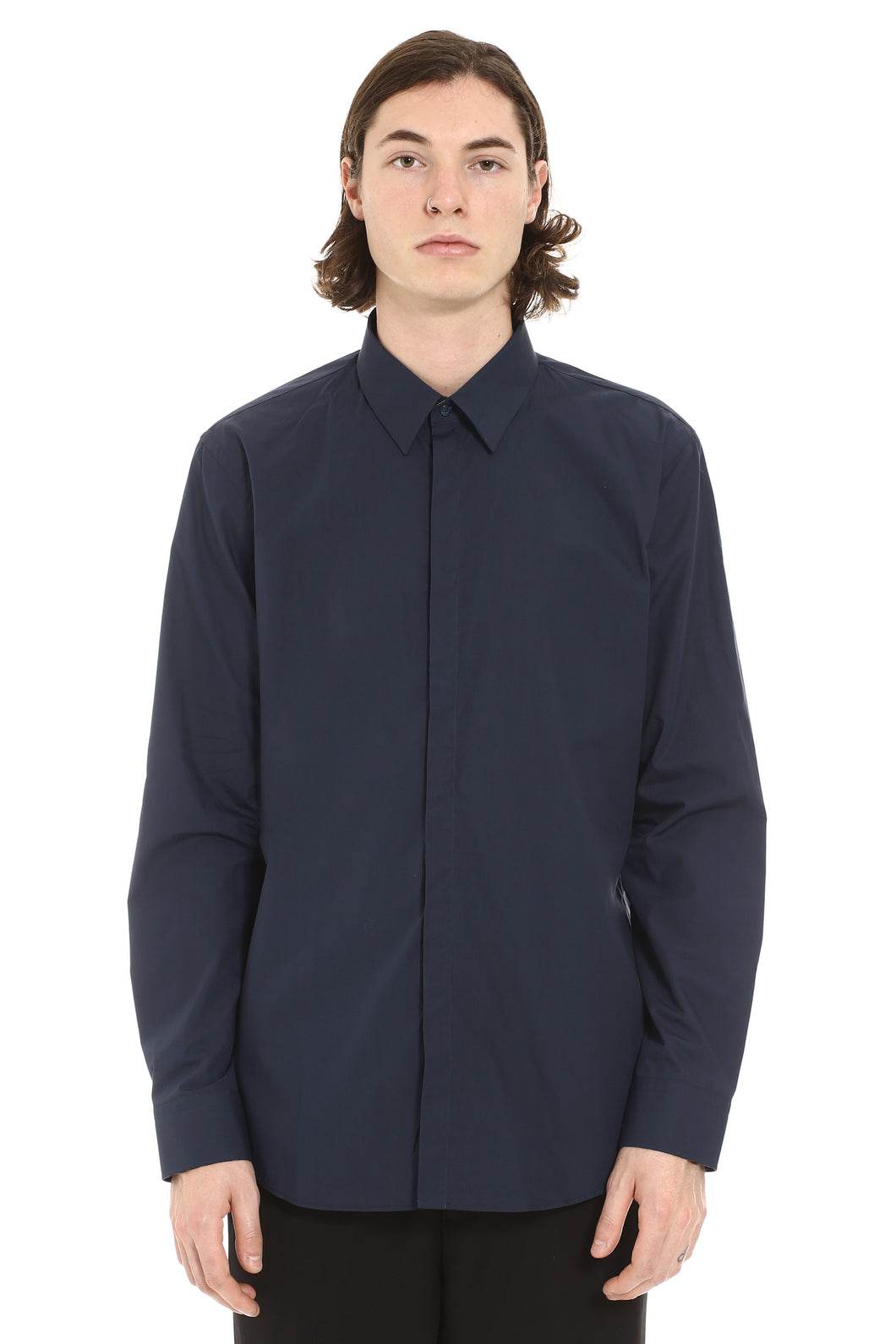 Cotton poplin shirt