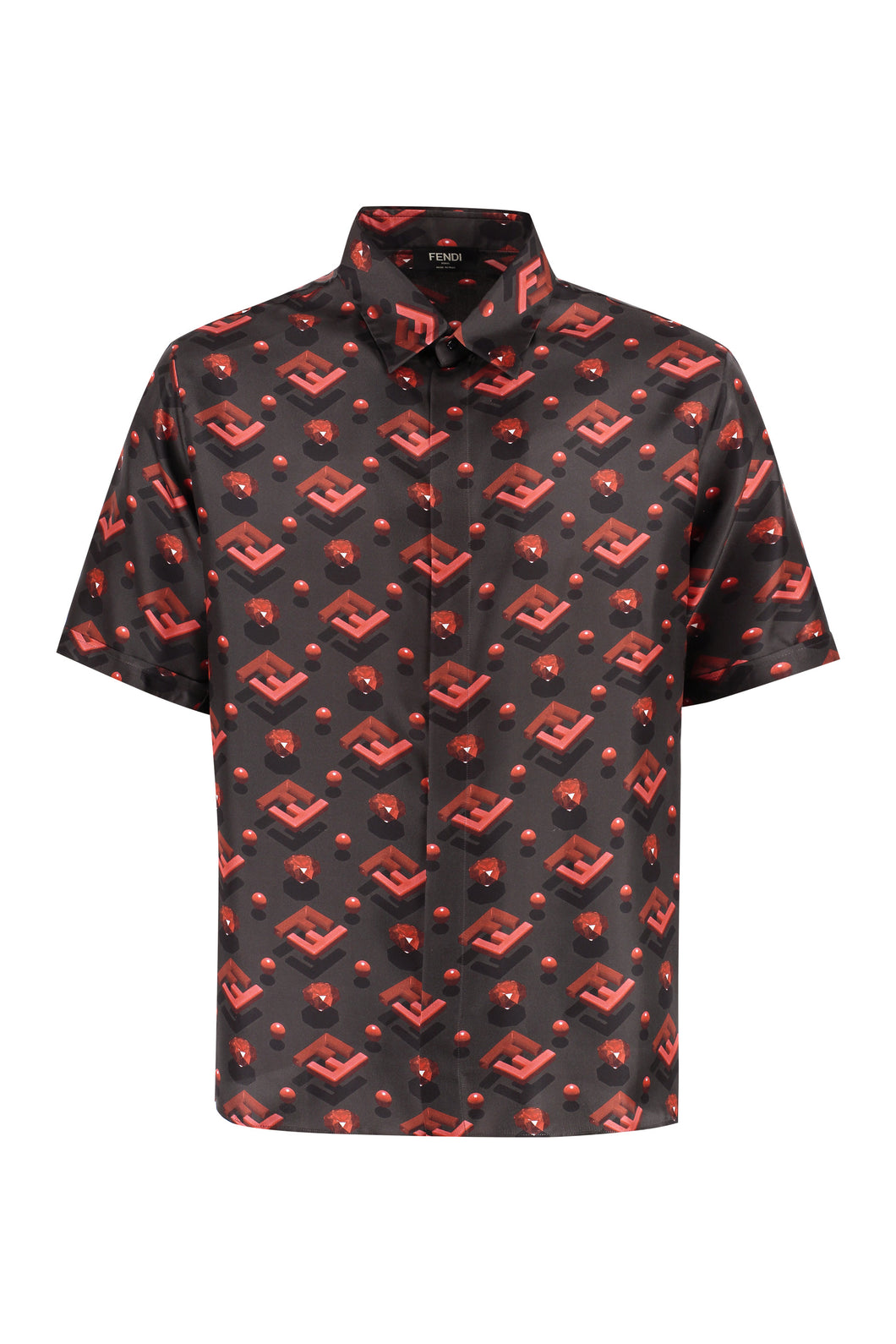 Printed short sleeved shirt