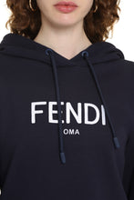 Load image into Gallery viewer, Cropped cotton hoodie
