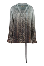 Load image into Gallery viewer, Printed silk blouse
