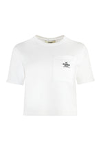 Load image into Gallery viewer, Cotton crew-neck T-shirt
