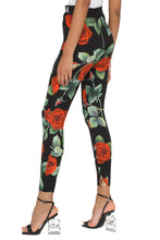 Load image into Gallery viewer, Printed silk-blend leggings
