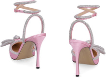 Load image into Gallery viewer, Double Bow satin pumps
