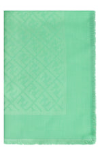 Load image into Gallery viewer, Printed wool and silk blend shawl
