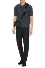 Load image into Gallery viewer, Ribbed knit polo shirt

