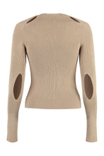 Load image into Gallery viewer, Ribbed cotton cardigan
