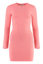 Load image into Gallery viewer, Jacquard knit mini-dress
