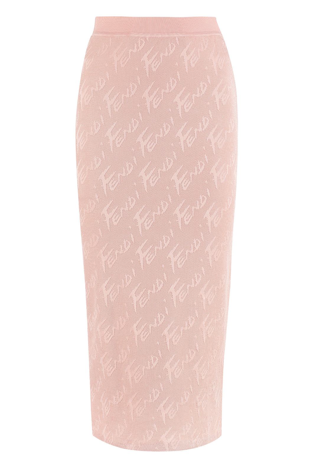 Knit pencil skirt