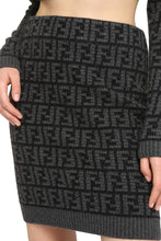 Load image into Gallery viewer, Knitted mini skirt
