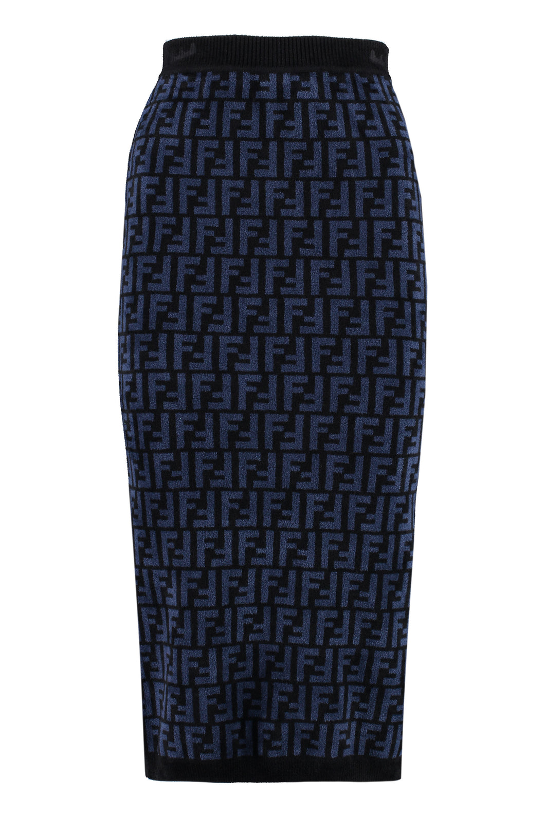 Velvet pencil skirt