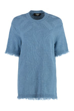 Load image into Gallery viewer, Cotton short sleeve sweater
