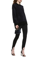 Load image into Gallery viewer, All-over logo velvet sweater
