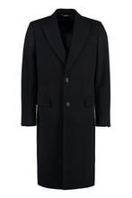 Load image into Gallery viewer, Single-breasted wool coat
